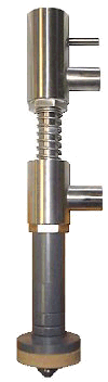 Pressure-Gravity Fill to Level Nozzle with Vacuum by Packaging Dynamics, Ltd. - Manufacturer of Automatic & Semi-Automatic Liquid fillers, Conveyors, Unscramblers, Accumulators, and Custom Designed Packaging machinery & nozzles for liquids.